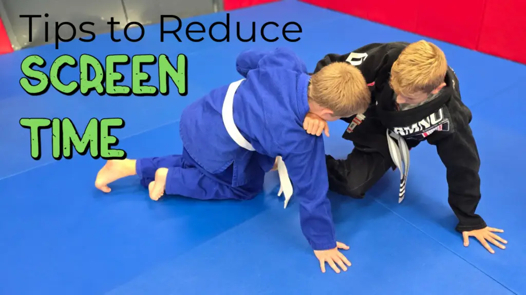 Children practicing Brazilian Jiu Jitsu at Frequency Martial Arts in Bloomington, IL, learning discipline, confidence, and self-defense.