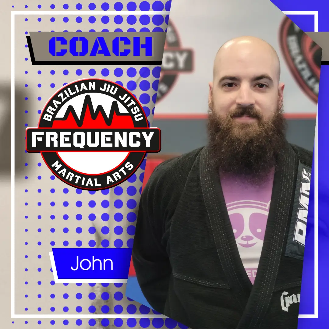 Assistant Coach John at Frequency Martial Arts in Bloomington, IL.